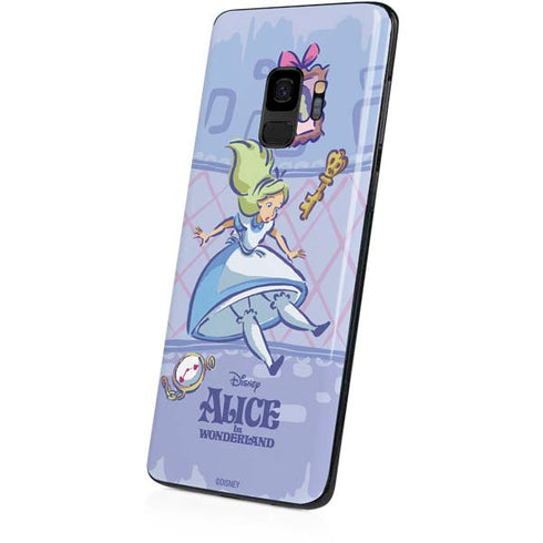 Disney Alice in Wonderland Falling down the Rabbit Hole Galaxy S9 Skin